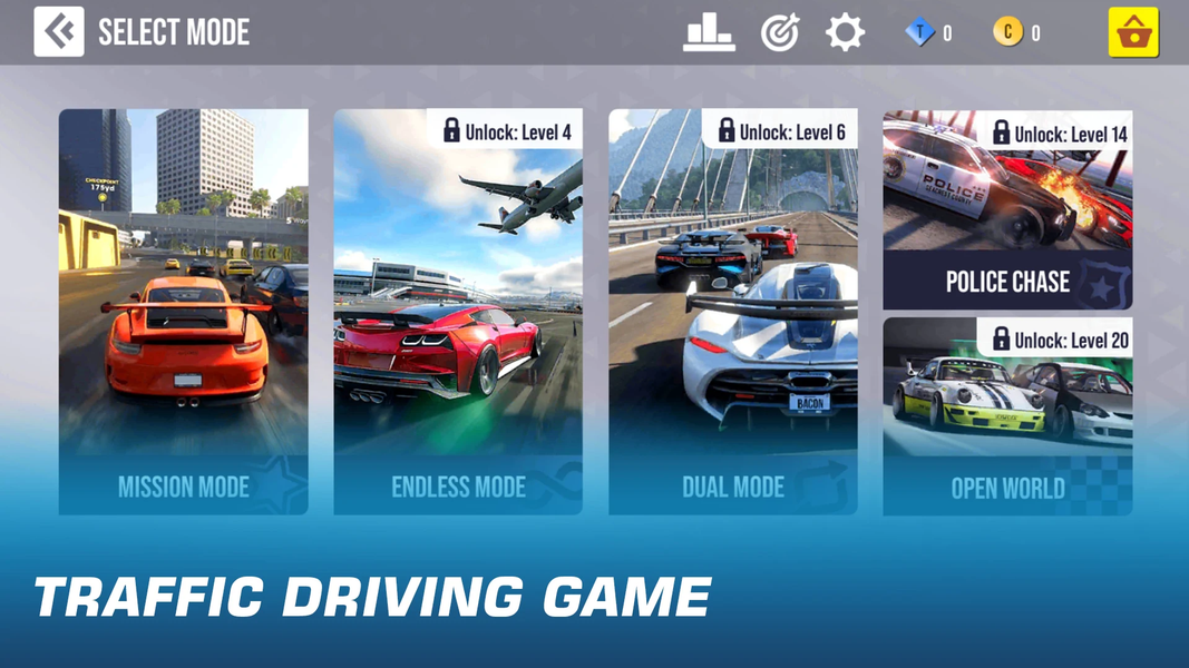 Traffic Racer City Driving Car - عکس بازی موبایلی اندروید