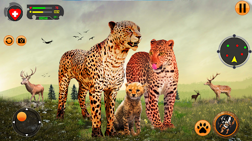 Cheetah Family Sim 3D Game - عکس برنامه موبایلی اندروید