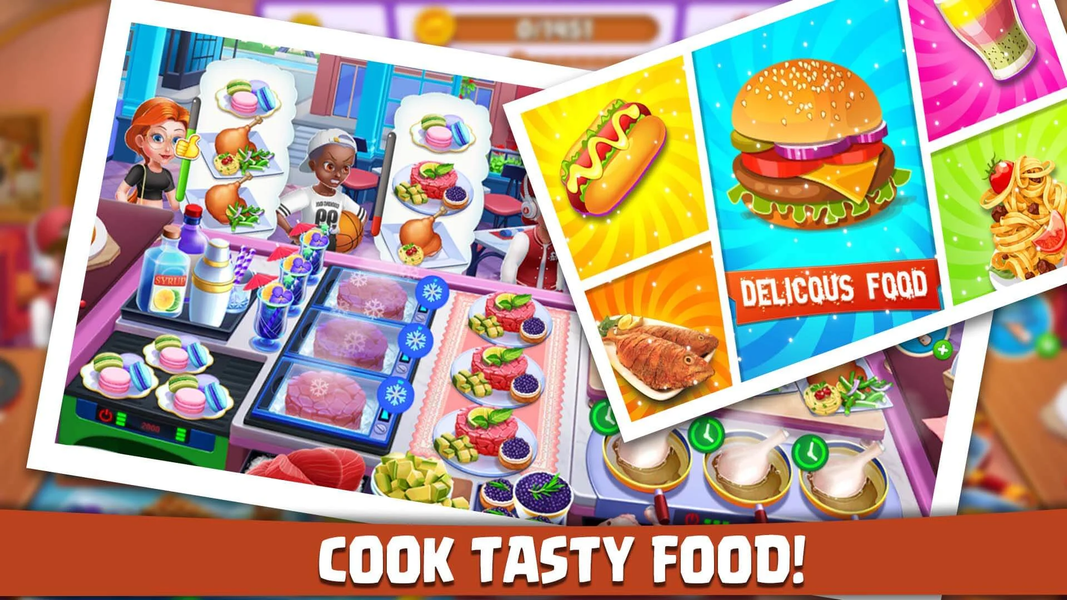 Crazy Cooking Burger Wala Game - Gameplay image of android game