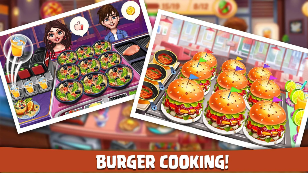 Crazy Cooking Burger Wala Game - Gameplay image of android game