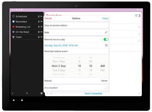 Reminders - Image screenshot of android app