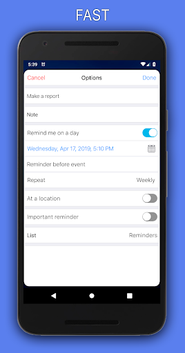 Reminders - Image screenshot of android app