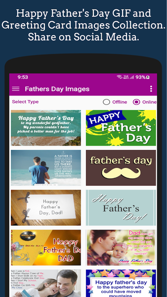 Father's Day GIF Greeting - عکس برنامه موبایلی اندروید