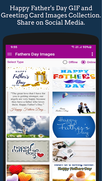 Father's Day GIF Greeting - عکس برنامه موبایلی اندروید