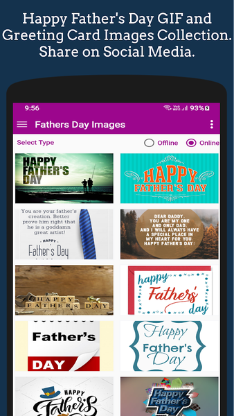 Father's Day GIF Greeting - عکس برنامه موبایلی اندروید