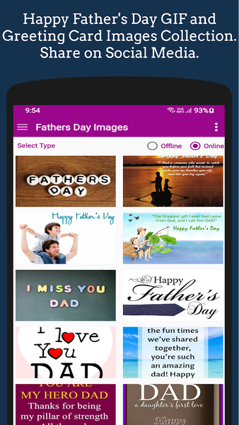 Father's Day GIF Greeting - عکس برنامه موبایلی اندروید