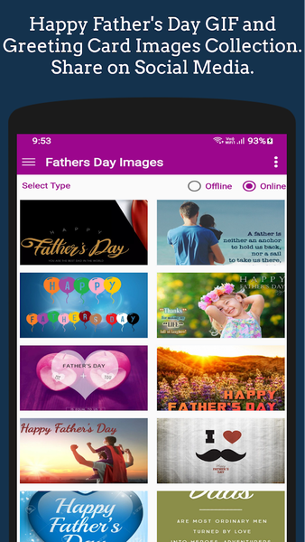 Father's Day GIF Greeting - عکس برنامه موبایلی اندروید