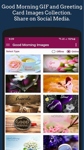 Good Morning GIF Greetings - عکس برنامه موبایلی اندروید