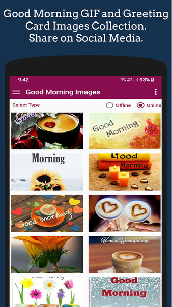 Good Morning GIF Greetings - عکس برنامه موبایلی اندروید