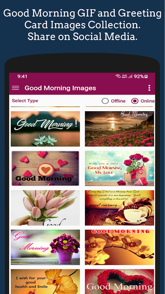 Good Morning GIF Greetings - عکس برنامه موبایلی اندروید