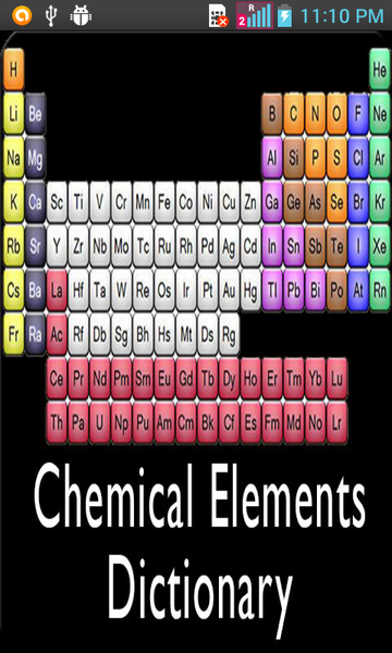 Chemical Element Dictionary - عکس برنامه موبایلی اندروید