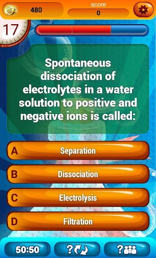 Chemistry Trivia Game - Image screenshot of android app