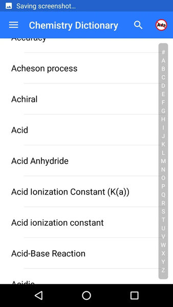 Chemistry Dictionary - Image screenshot of android app