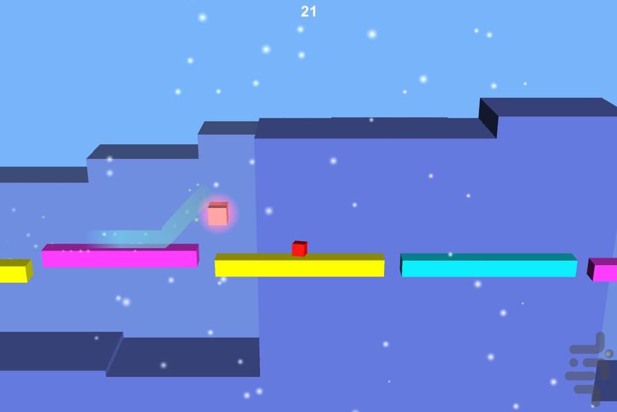 CUBE ONE JUMP - Gameplay image of android game