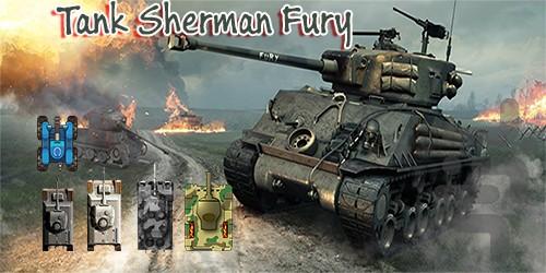 تانک شِرمن فیوری - عکس بازی موبایلی اندروید