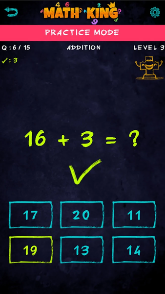 MATH KING - Math Skill Game - عکس بازی موبایلی اندروید