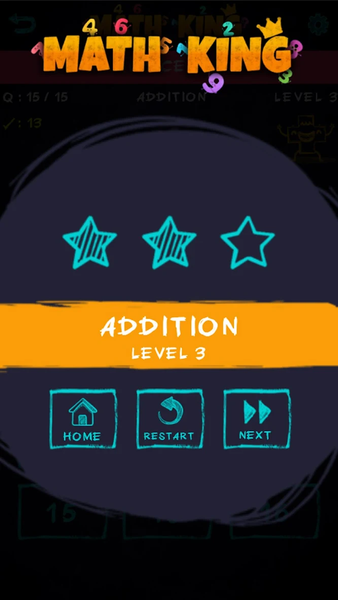 MATH KING - Math Skill Game - عکس بازی موبایلی اندروید