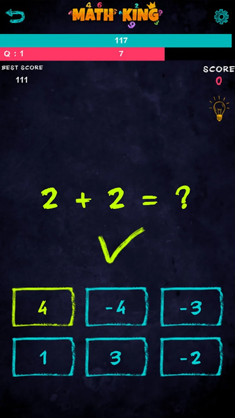 MATH KING - Math Skill Game - عکس بازی موبایلی اندروید