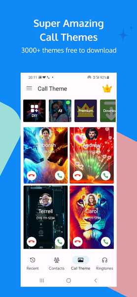 Call+: Color Phone Call Dialer - Image screenshot of android app