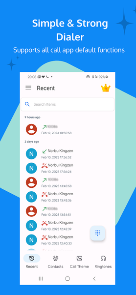 Call+: Color Phone Call Dialer - Image screenshot of android app