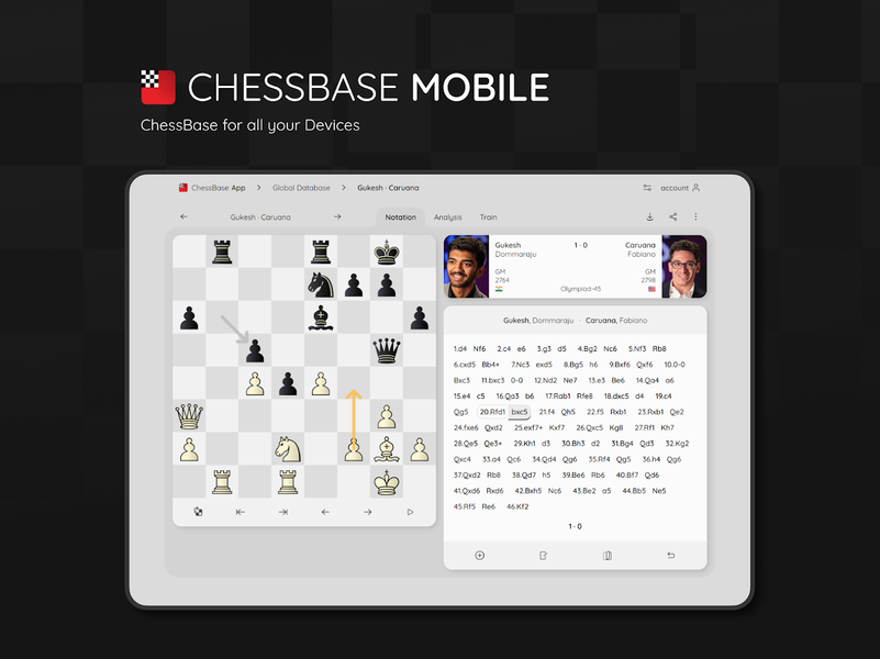 ChessBase Mobile Chess - عکس بازی موبایلی اندروید