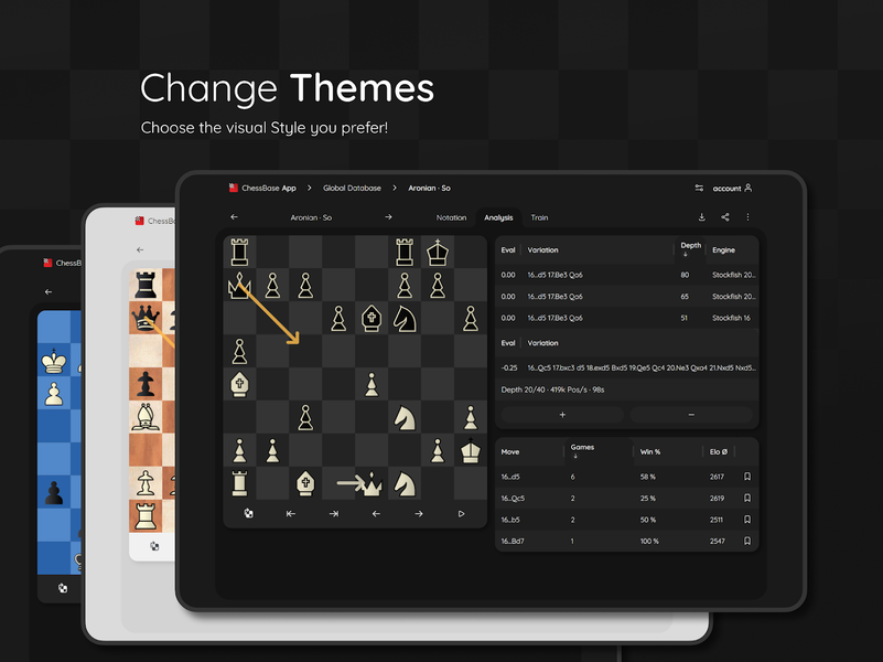 ChessBase Mobile Chess - عکس بازی موبایلی اندروید