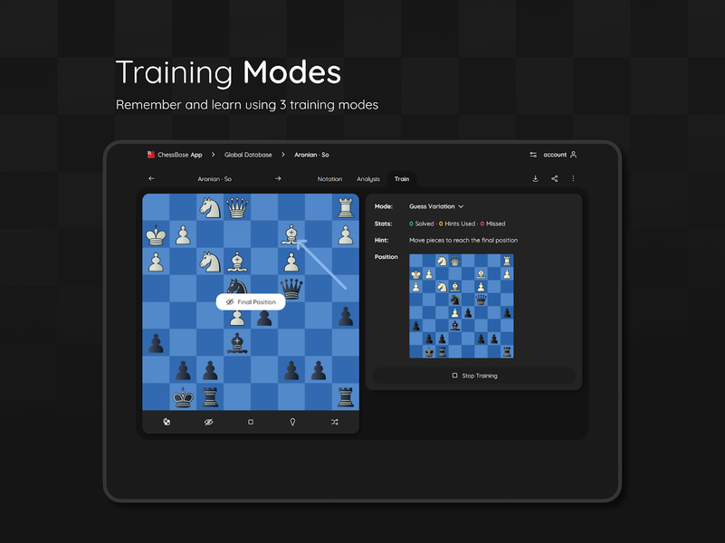 ChessBase Mobile Chess - عکس بازی موبایلی اندروید