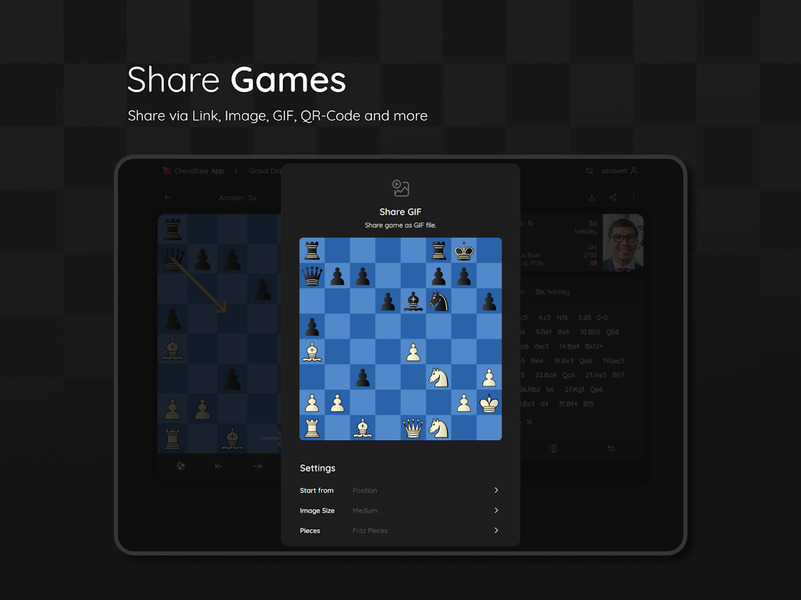 ChessBase Mobile Chess - عکس بازی موبایلی اندروید