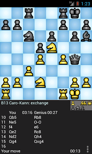 Chess Genius Lite - Gameplay image of android game