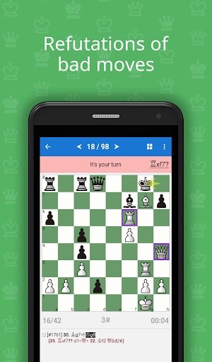 Mate in 3-4 (Chess Puzzles) - Gameplay image of android game