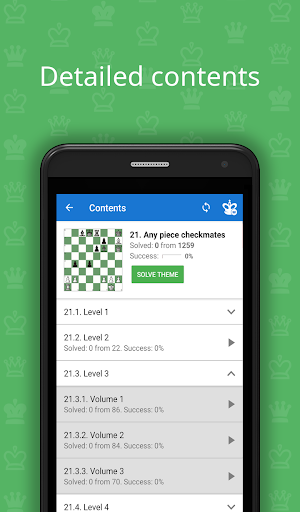 Mate in 3-4 (Chess Puzzles) - Gameplay image of android game