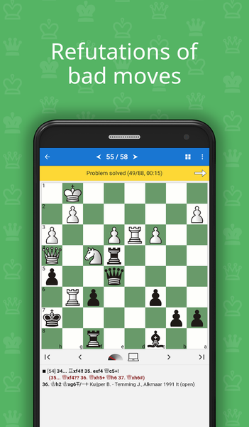 Elementary Chess Tactics ۲ - عکس برنامه موبایلی اندروید
