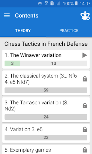 Chess Tactics: French Defense - Gameplay image of android game