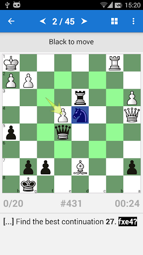 Chess Strategy & Tactics Vol 1 - Gameplay image of android game