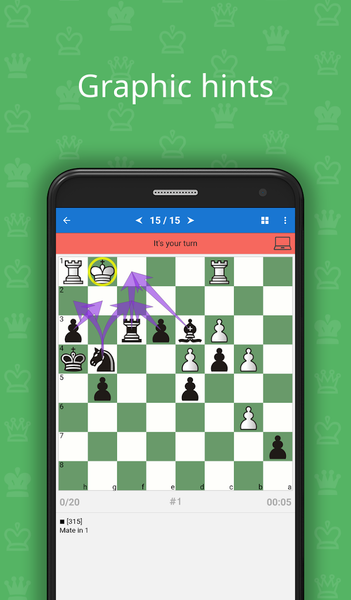 Mate in 1 (Chess Puzzles) - عکس بازی موبایلی اندروید
