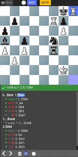 Chess tempo - Train chess tact - Gameplay image of android game