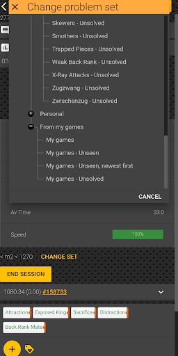 Chess tempo - Train chess tact - Gameplay image of android game
