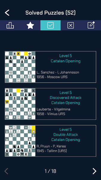 Chessthetic - Chess Tactics - Gameplay image of android game