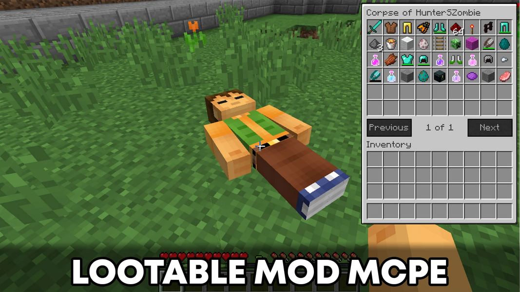 Player Corpse Mod MCPE - Image screenshot of android app