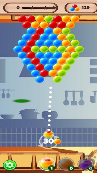 تیرانداز حباب سرآشپز - عکس بازی موبایلی اندروید