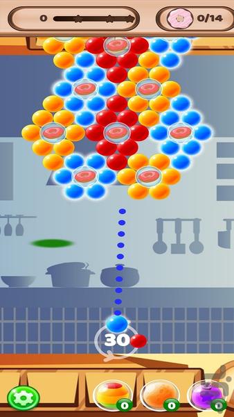 تیرانداز حباب سرآشپز - عکس بازی موبایلی اندروید