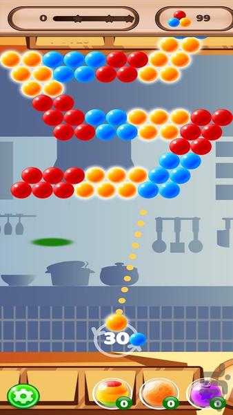 تیرانداز حباب سرآشپز - عکس بازی موبایلی اندروید