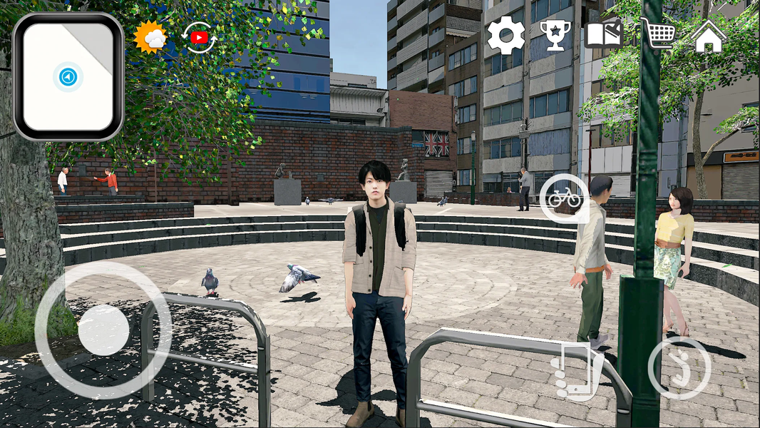 Delivery Food Sim- Japan Osaka - Gameplay image of android game