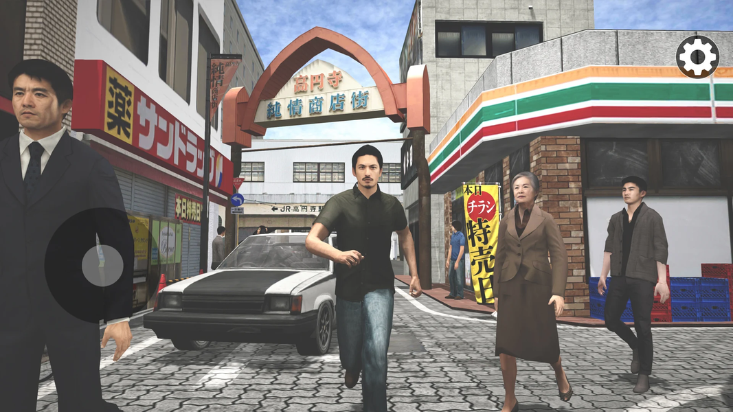 Tokyo Narrow Driving Escape 3D - Gameplay image of android game