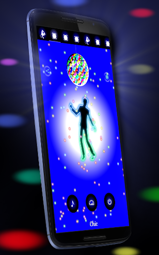 Disco Light: Flashlight with Strobe Light & Music - عکس برنامه موبایلی اندروید