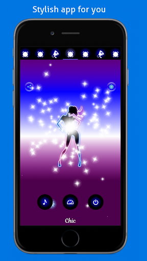Disco Light: Flashlight with Strobe Light & Music - عکس برنامه موبایلی اندروید