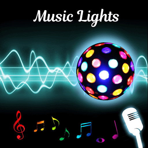 Music Light: Flashlight, Strob - Image screenshot of android app