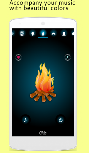 Music Light: Flashlight, Strob - عکس برنامه موبایلی اندروید