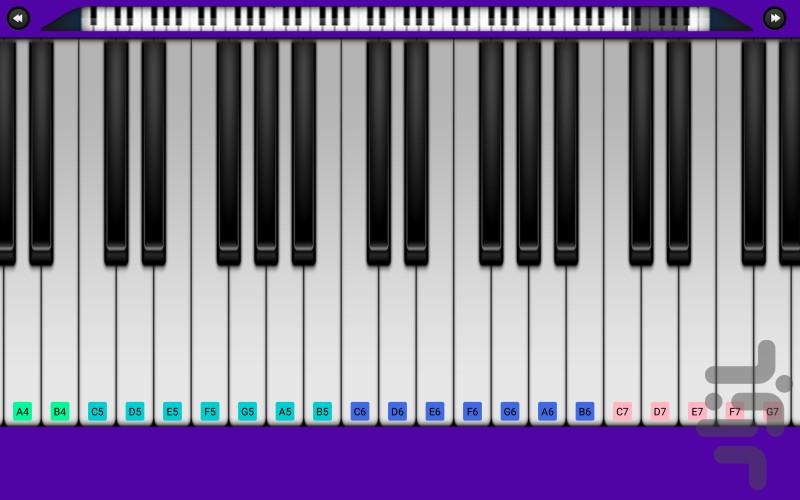 آموزش پیانو (پیانو من) - عکس برنامه موبایلی اندروید