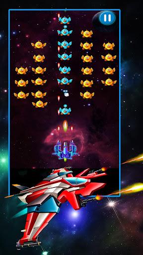 Chicken Shooter: Galaxy Attack - Gameplay image of android game